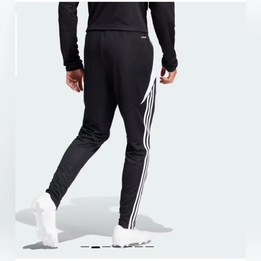 Adidas Men’s Training Pants IP1952 Black & White Size Small - Picture 2 of 13